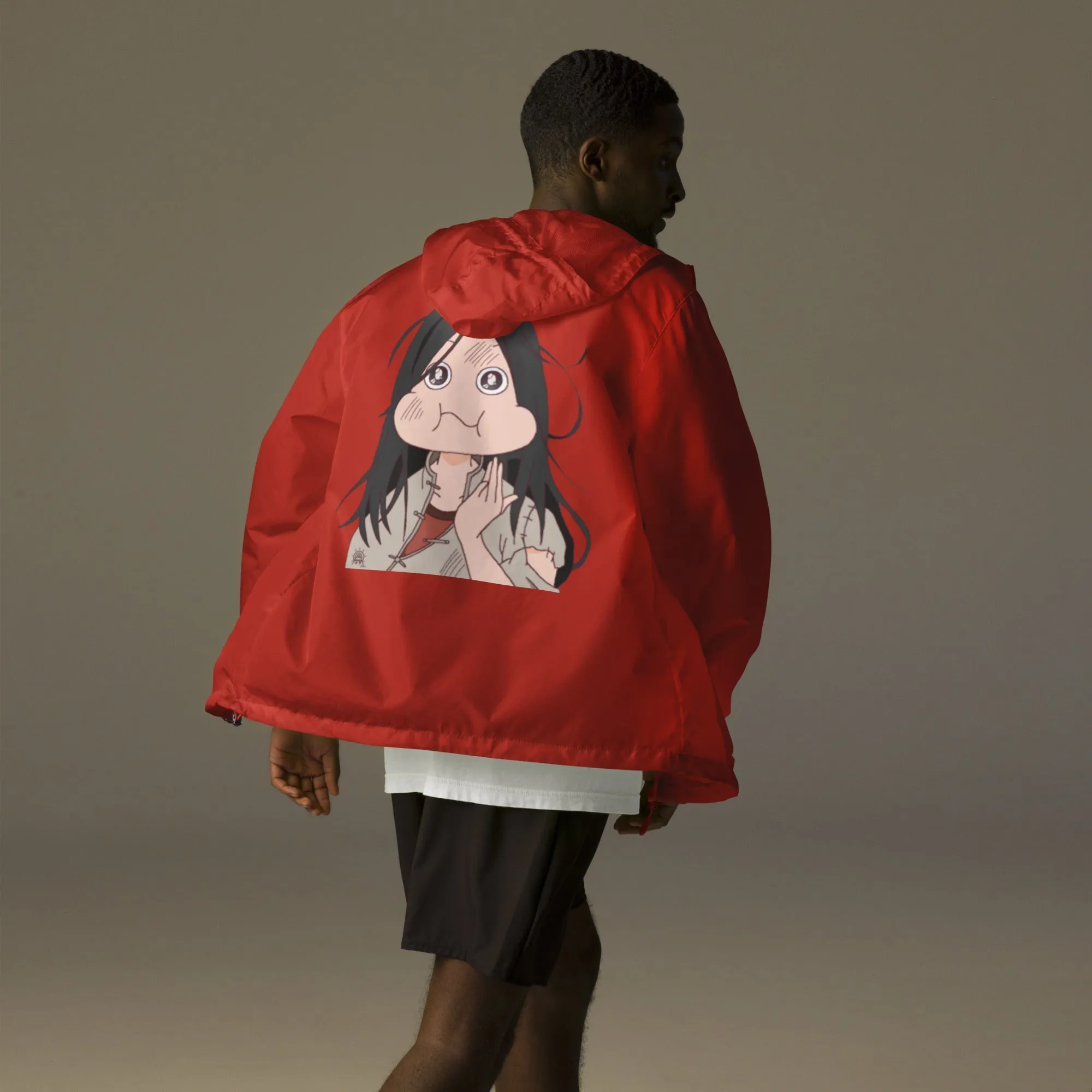 16- Unisex Windbreaker Jacket - Hitori no Shita - Fuu Houhou