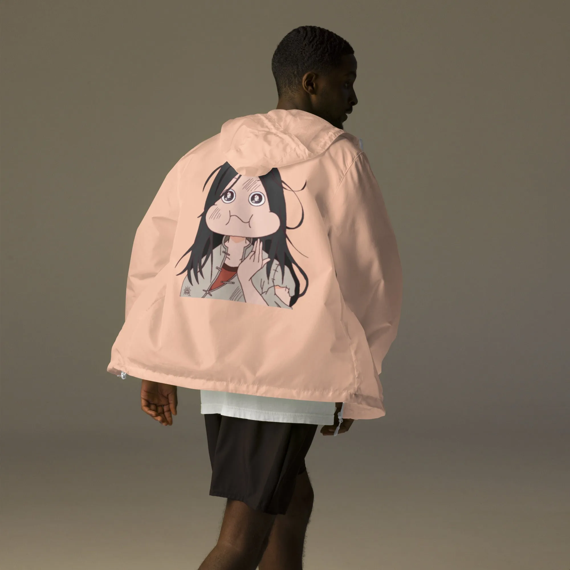 16- Unisex Windbreaker Jacket - Hitori no Shita - Fuu Houhou