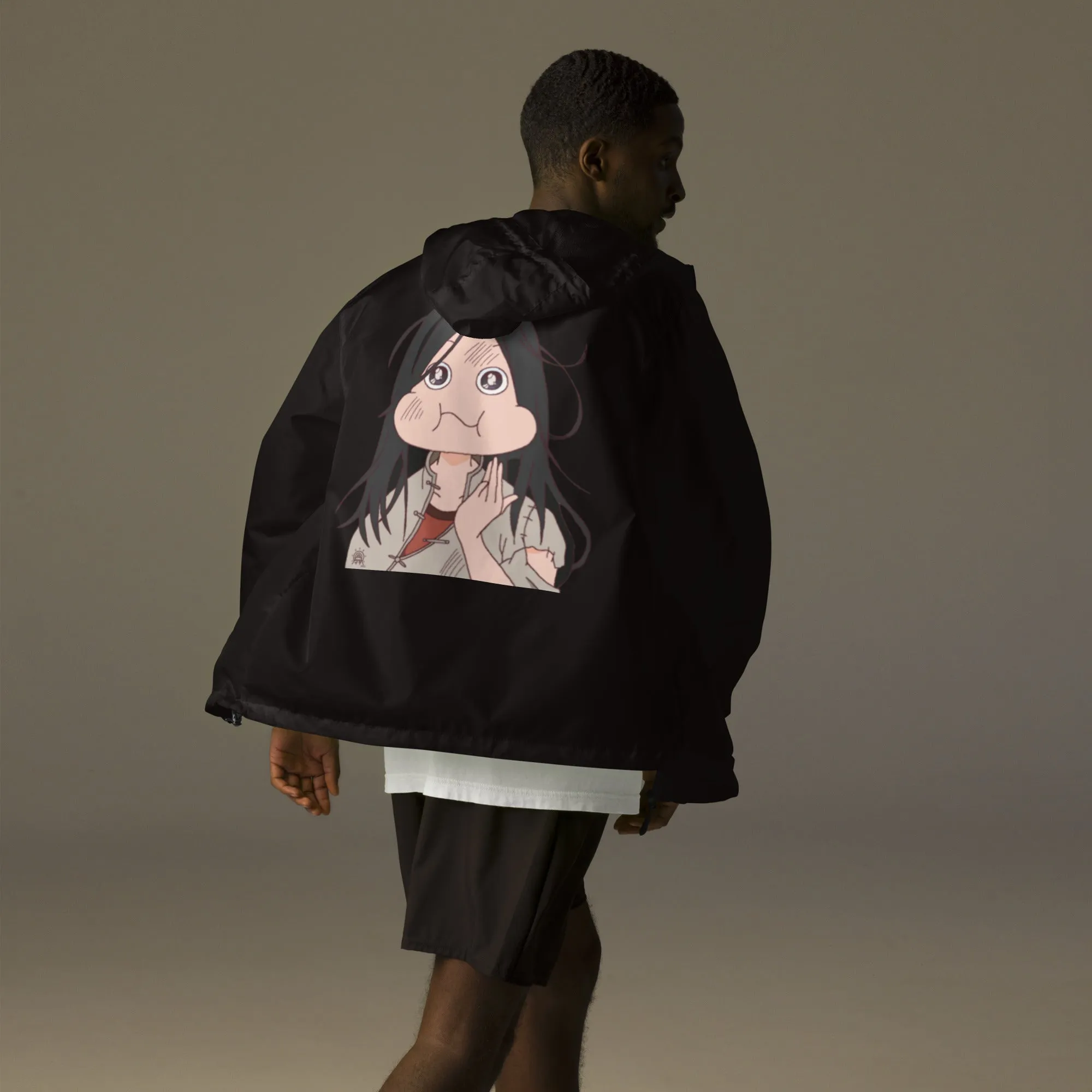 16- Unisex Windbreaker Jacket - Hitori no Shita - Fuu Houhou