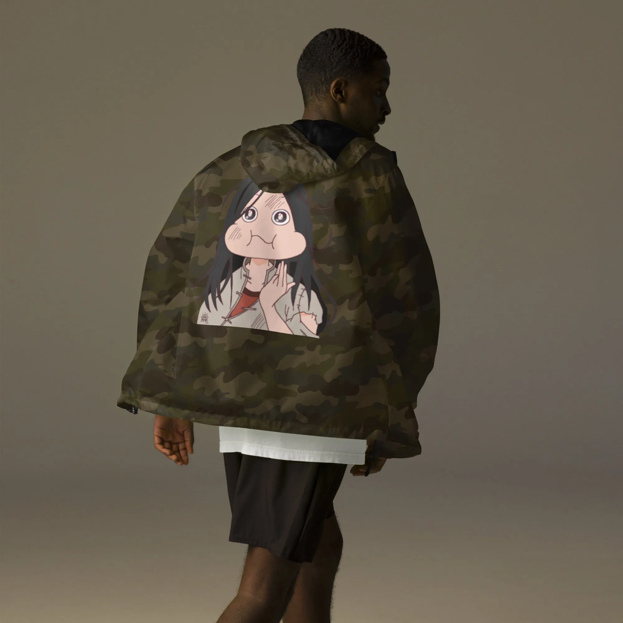 16- Unisex Windbreaker Jacket - Hitori no Shita - Fuu Houhou