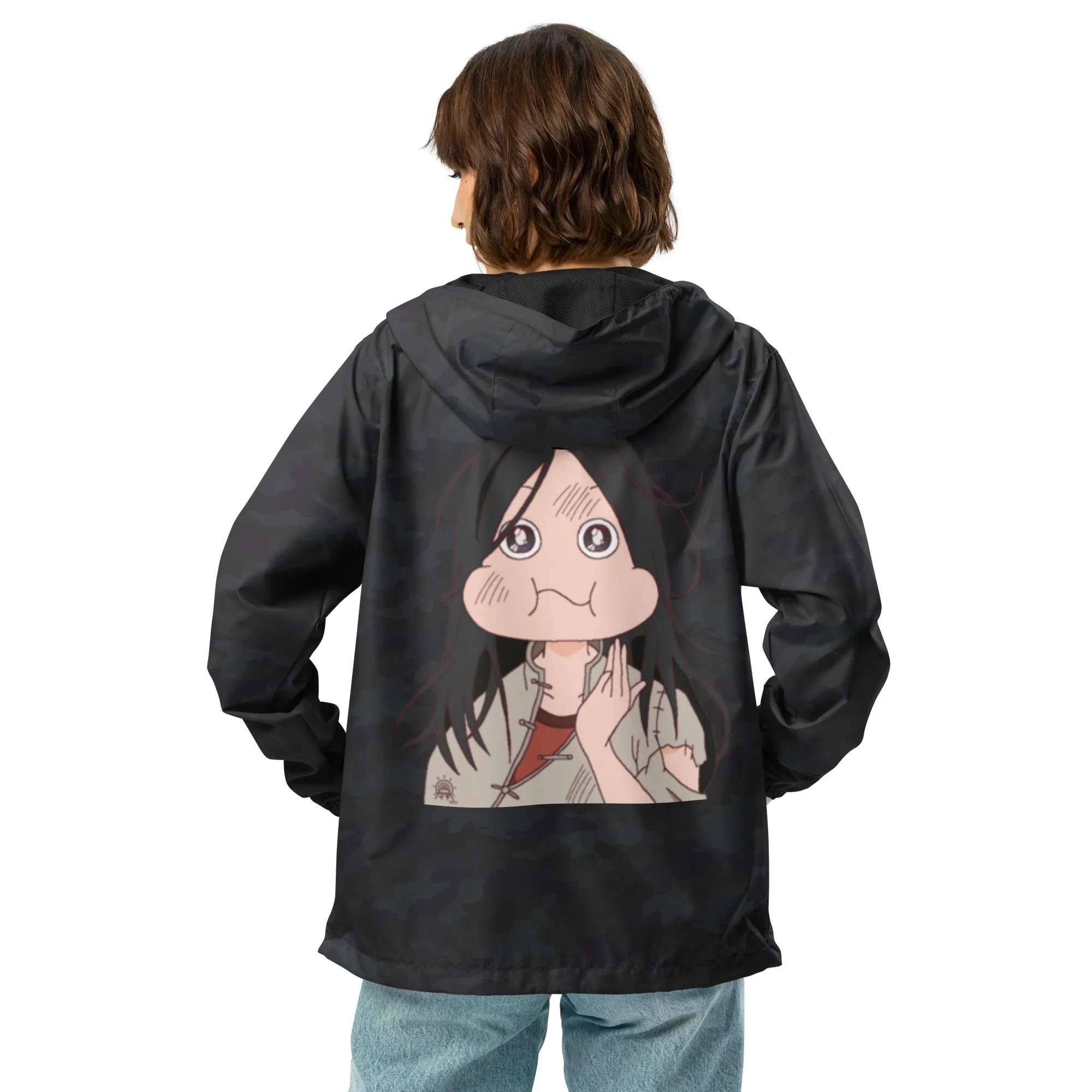 16- Unisex Windbreaker Jacket - Hitori no Shita - Fuu Houhou