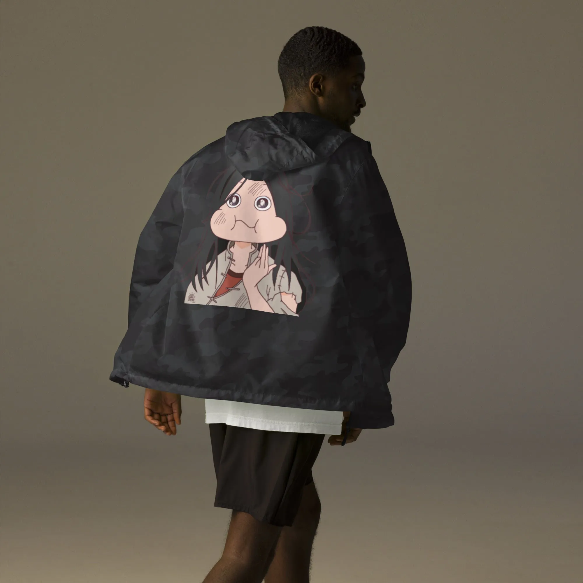 16- Unisex Windbreaker Jacket - Hitori no Shita - Fuu Houhou