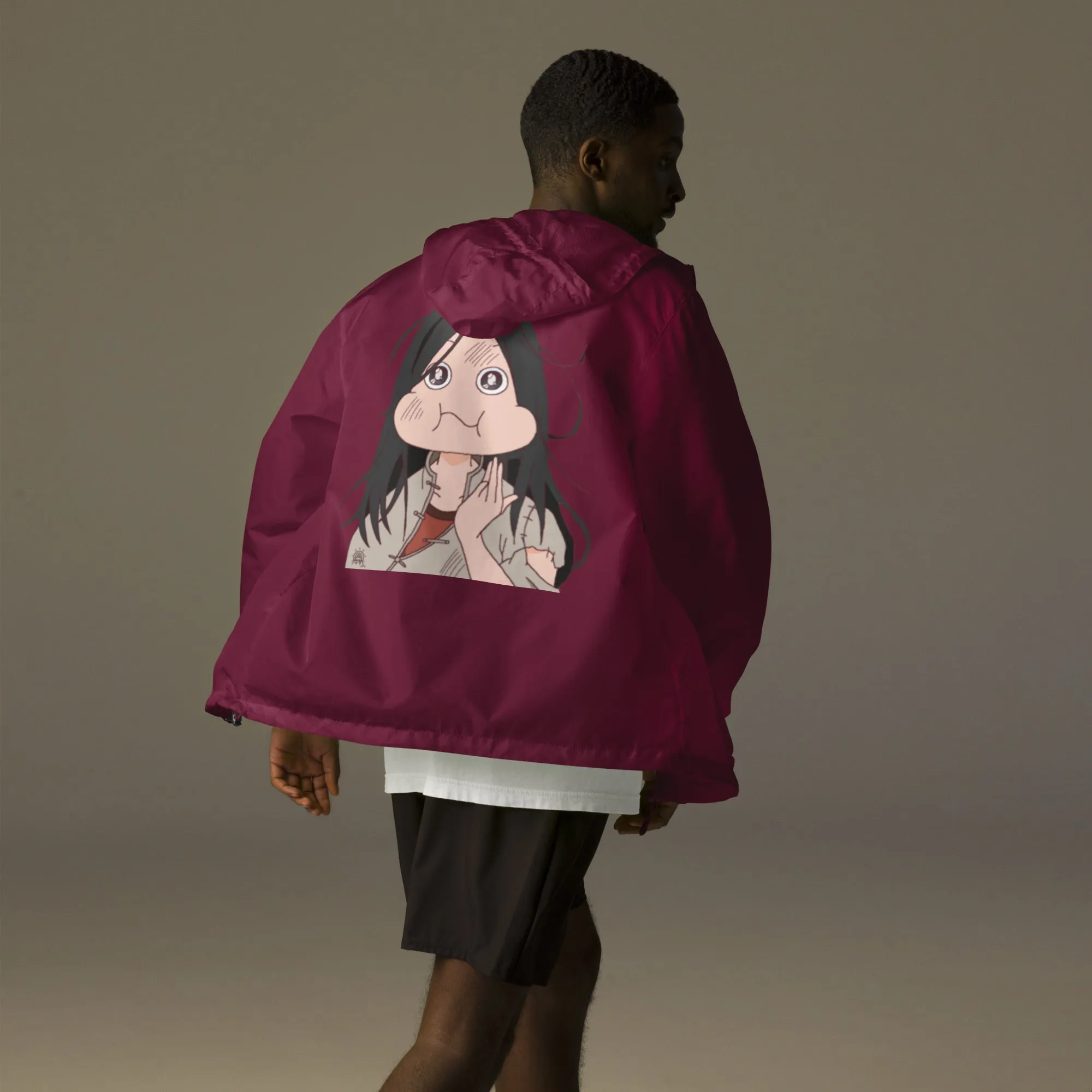 16- Unisex Windbreaker Jacket - Hitori no Shita - Fuu Houhou