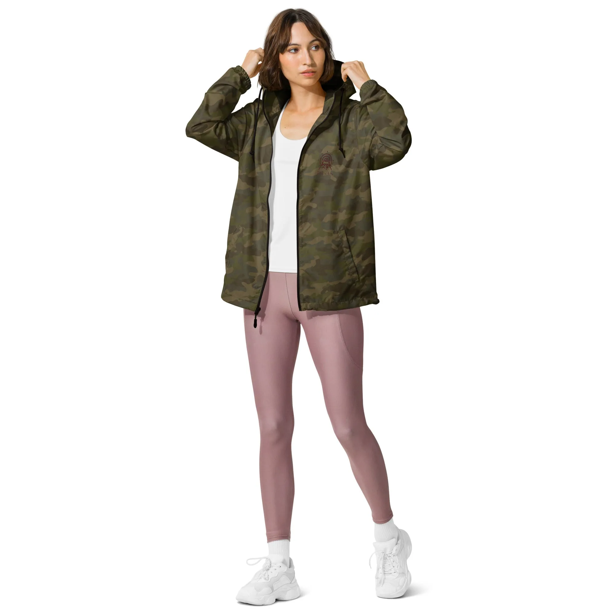 16- Unisex Windbreaker Jacket - Hitori no Shita - Fuu Houhou