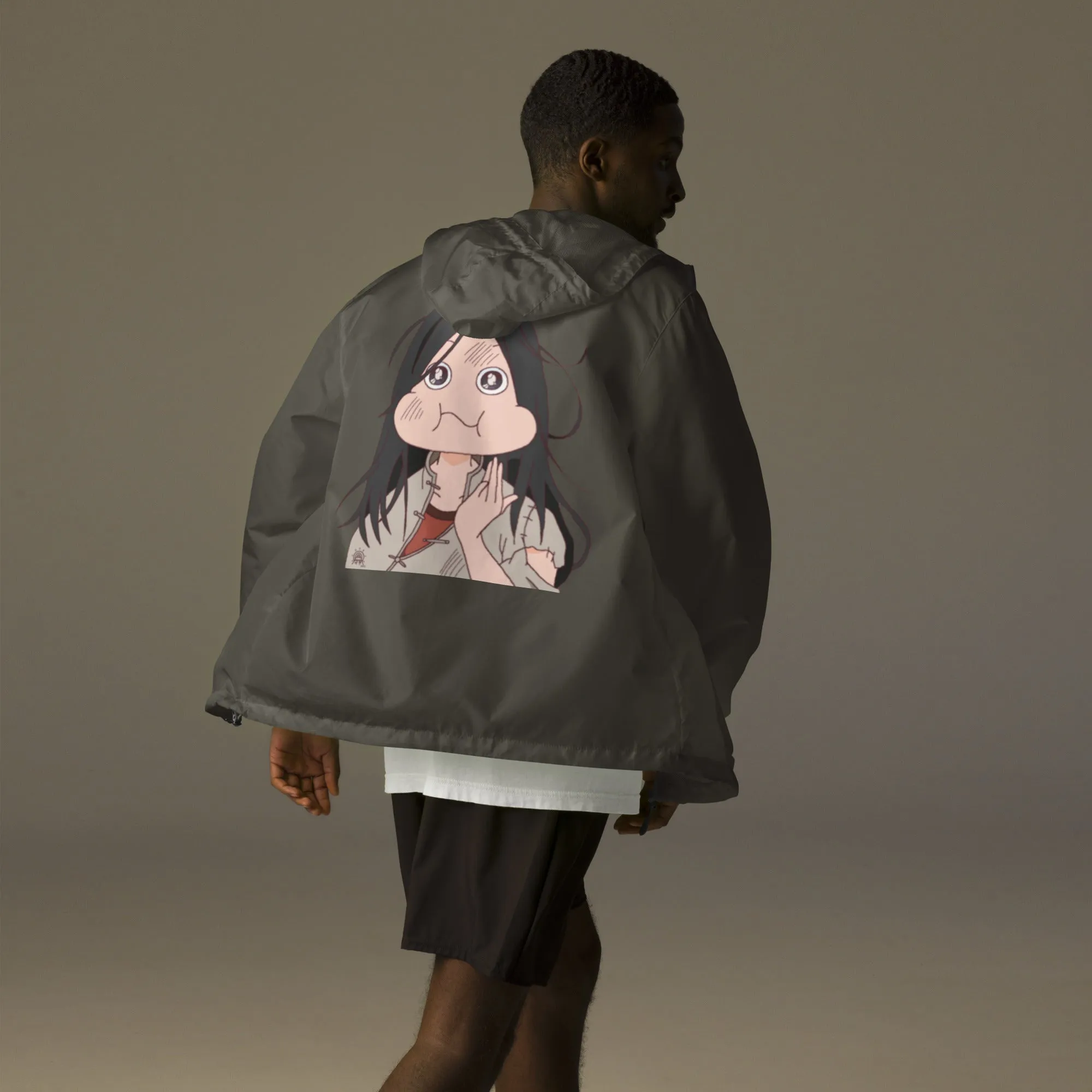 16- Unisex Windbreaker Jacket - Hitori no Shita - Fuu Houhou