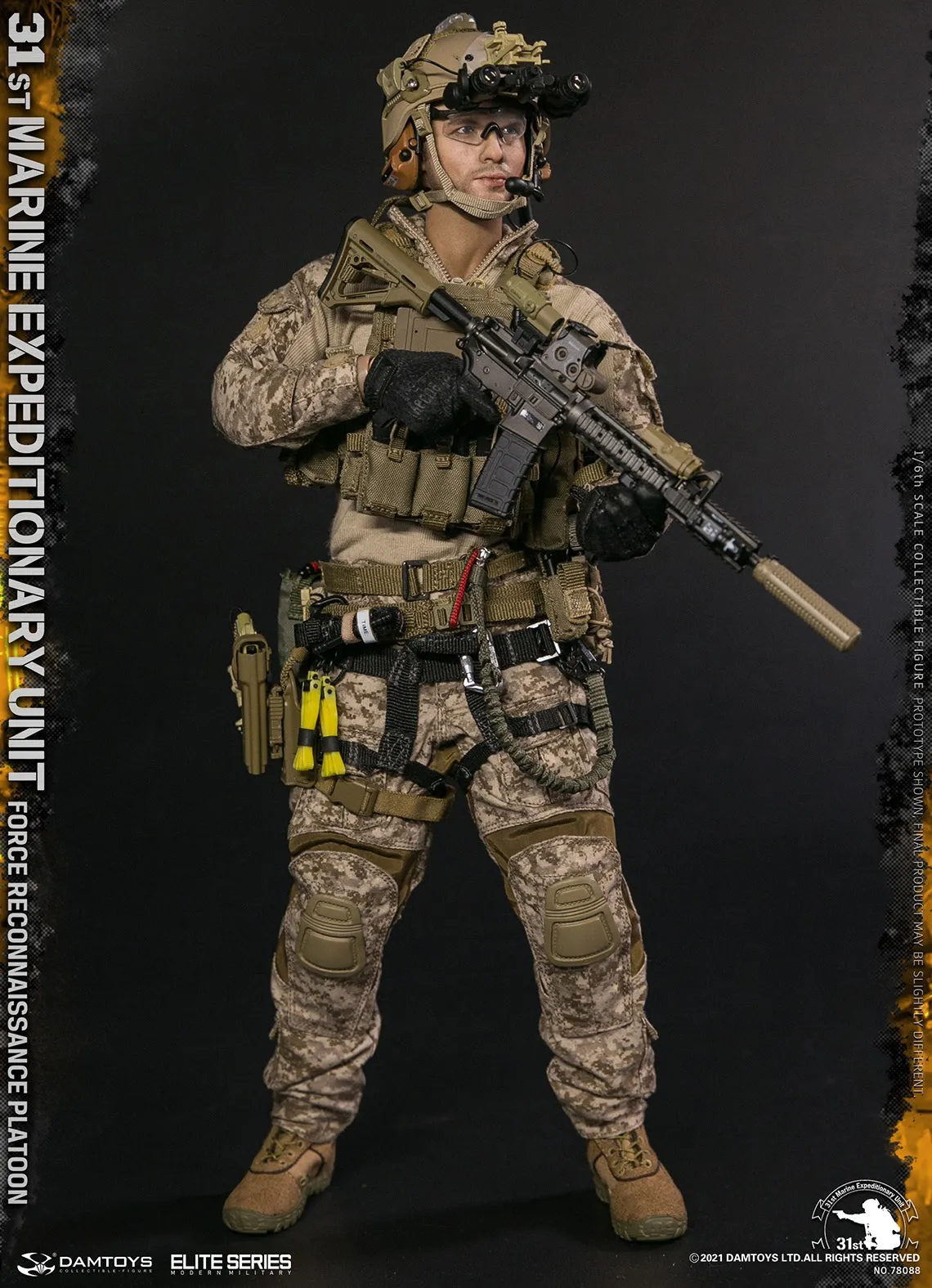 31st Marine Expeditionary Unit - Drop Leg Holster Set w/1911 & 9mm Holsters