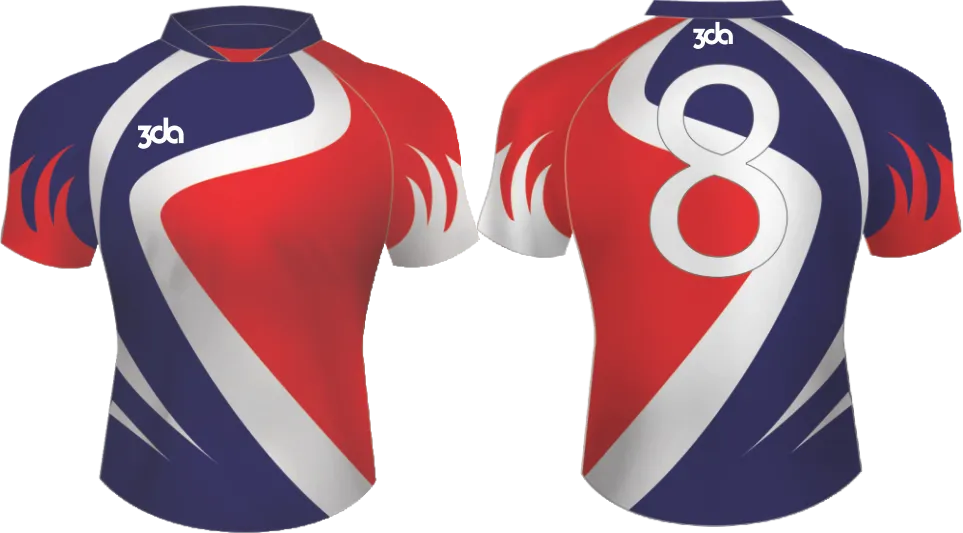 3DA Sublimated Rugby Jersey
