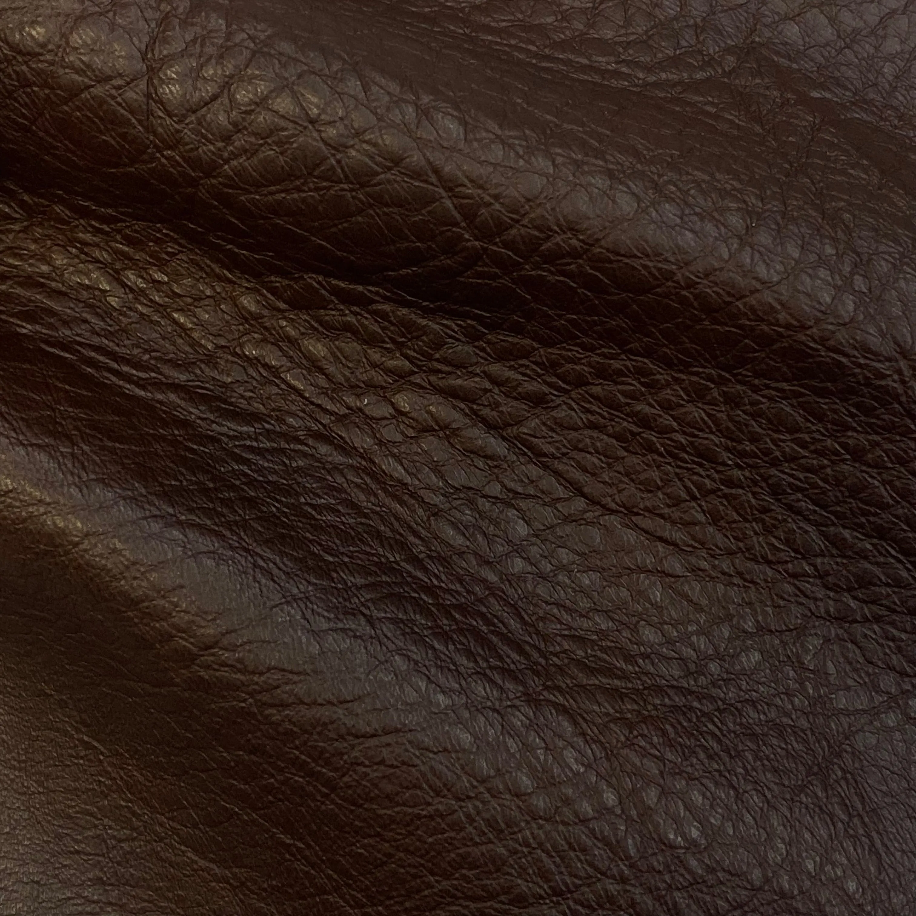 4oz (1.8mm) Pebble Cow Leather - Brown (per square foot)