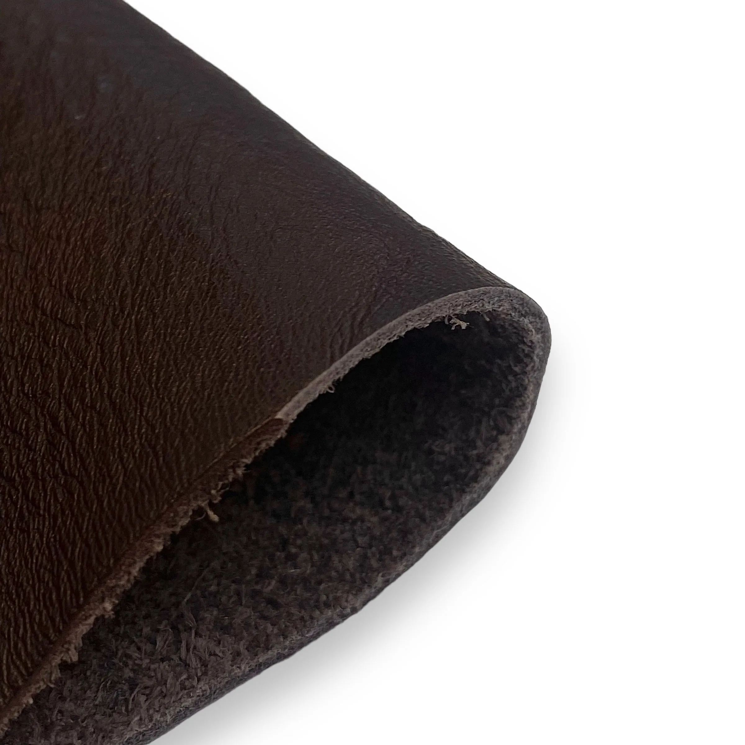 4oz (1.8mm) Pebble Cow Leather - Brown (per square foot)