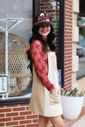 580 Lace Layering Top   Wine