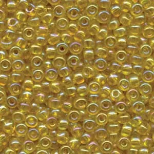 6/0 Miyuki Transparent Yellow AB 20 grams