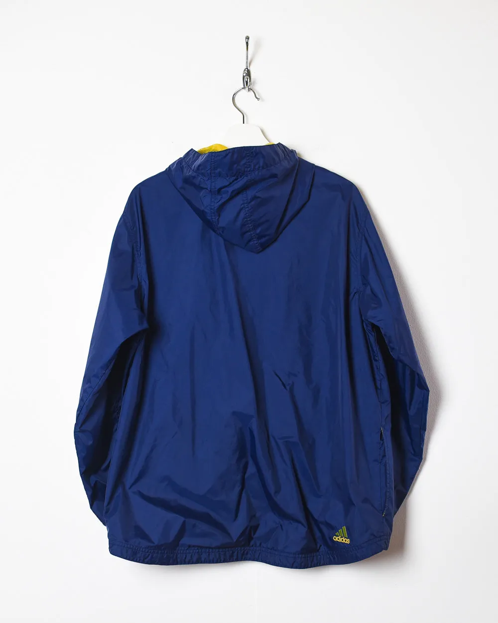 Adidas 1/4 Zip Hooded Windbreaker Jacket - X-Large