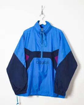 Adidas 1/4 Zip Windbreaker Jacket - Large