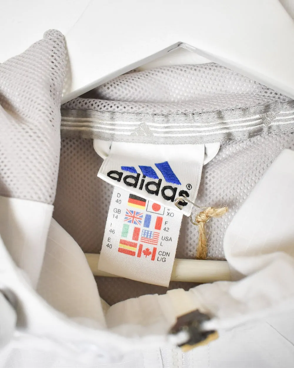 Adidas 1/4 Zip Windbreaker Jacket - Large
