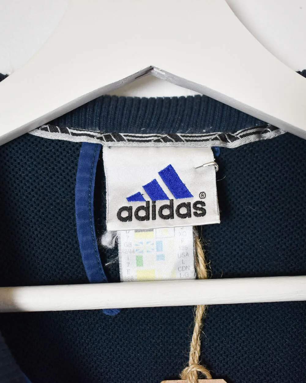 Adidas 1/4 Zip Windbreaker Jacket - Large