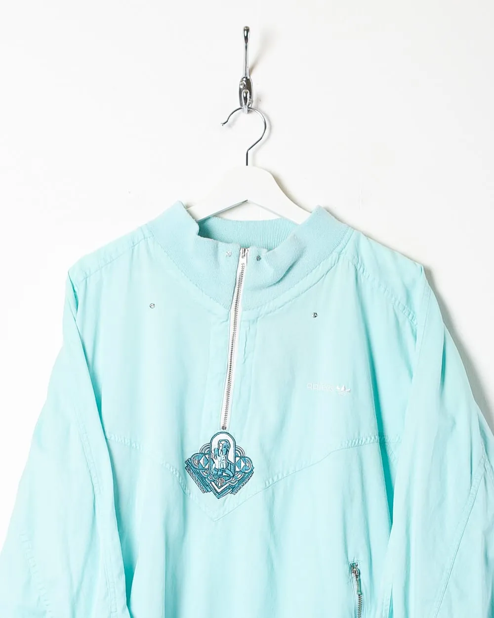 Adidas 1/4 Zip Windbreaker Jacket - Medium