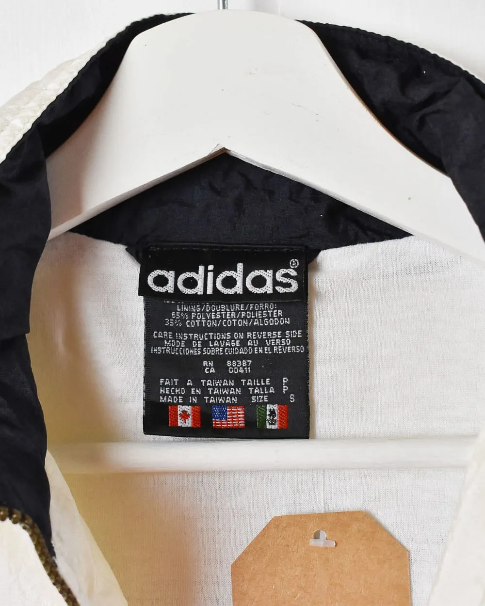Adidas 1/4 Zip Windbreaker Jacket - Small