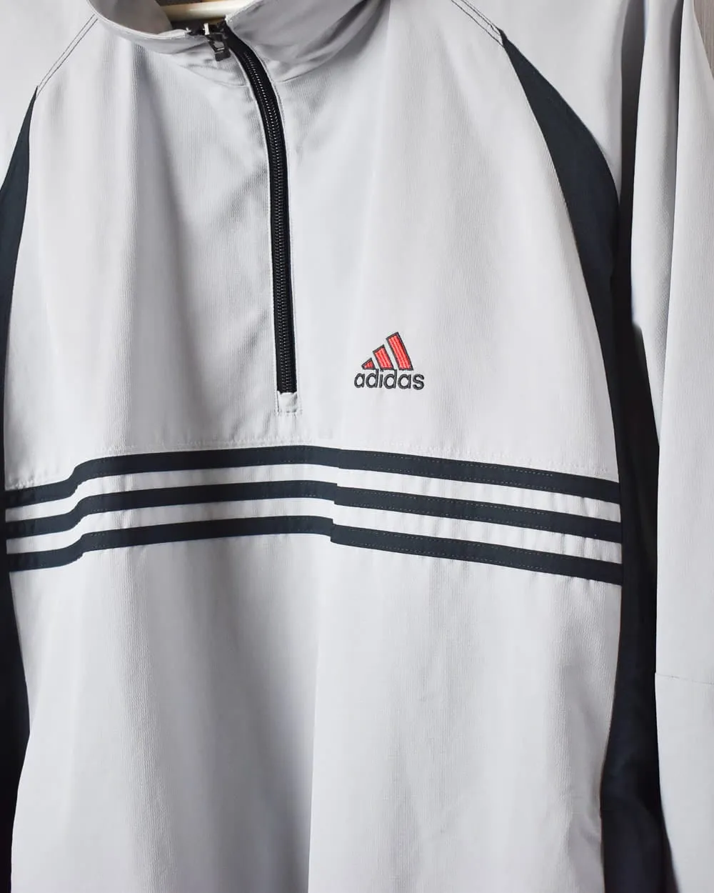Adidas 1/4 Zip Windbreaker Jacket - X-Large