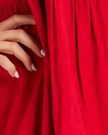 Adriana Bow Dress In Red | Red