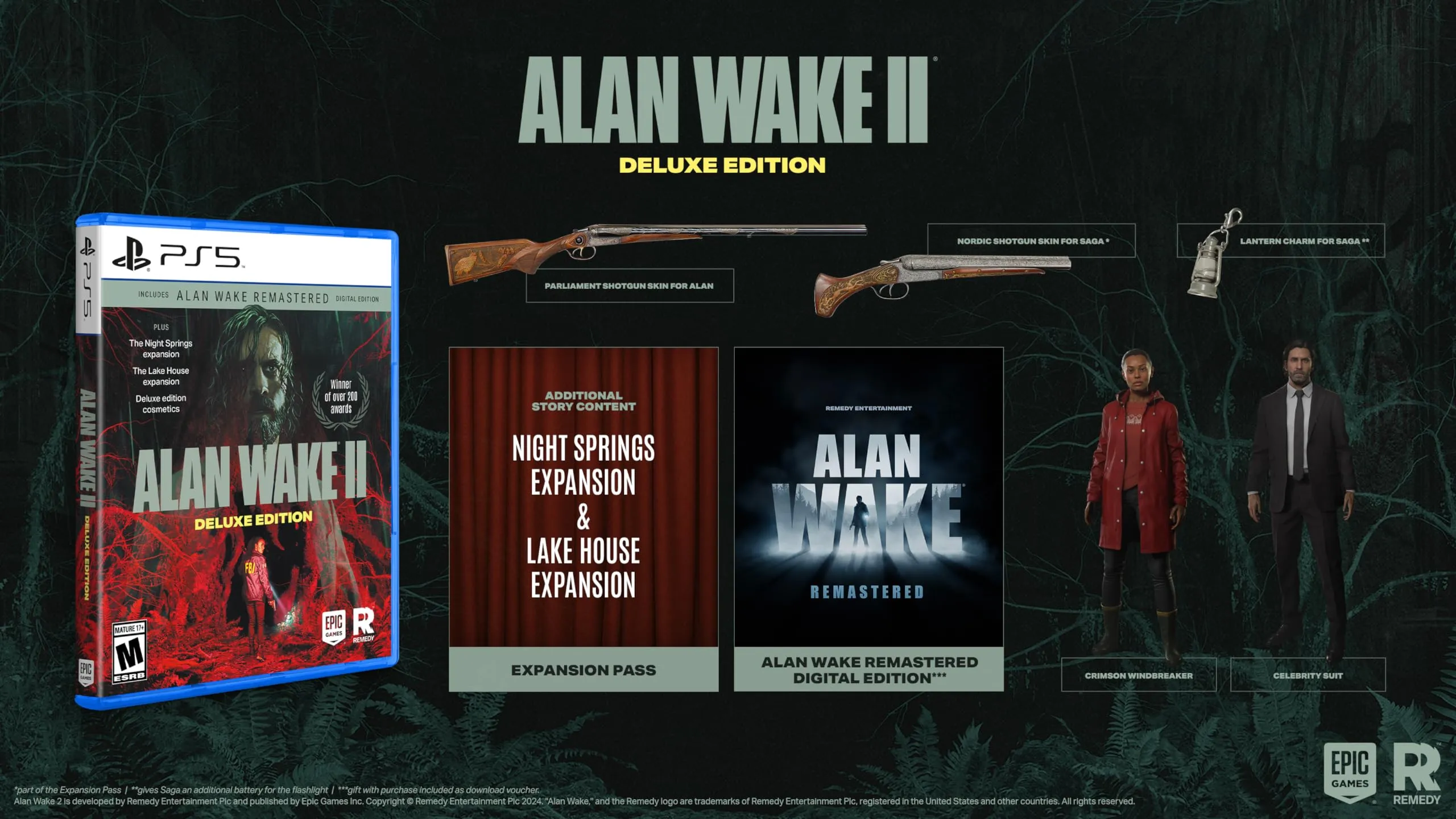 Alan Wake II (Deluxe Edition) - (PS5) PlayStation 5