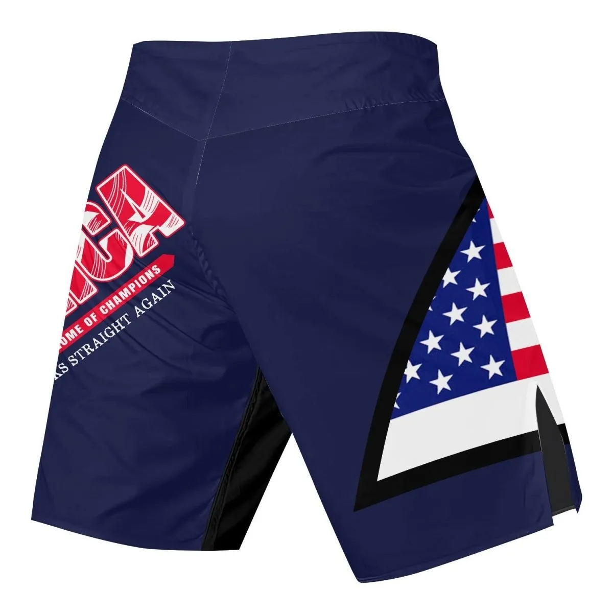 American Flag Blue Fight Shorts