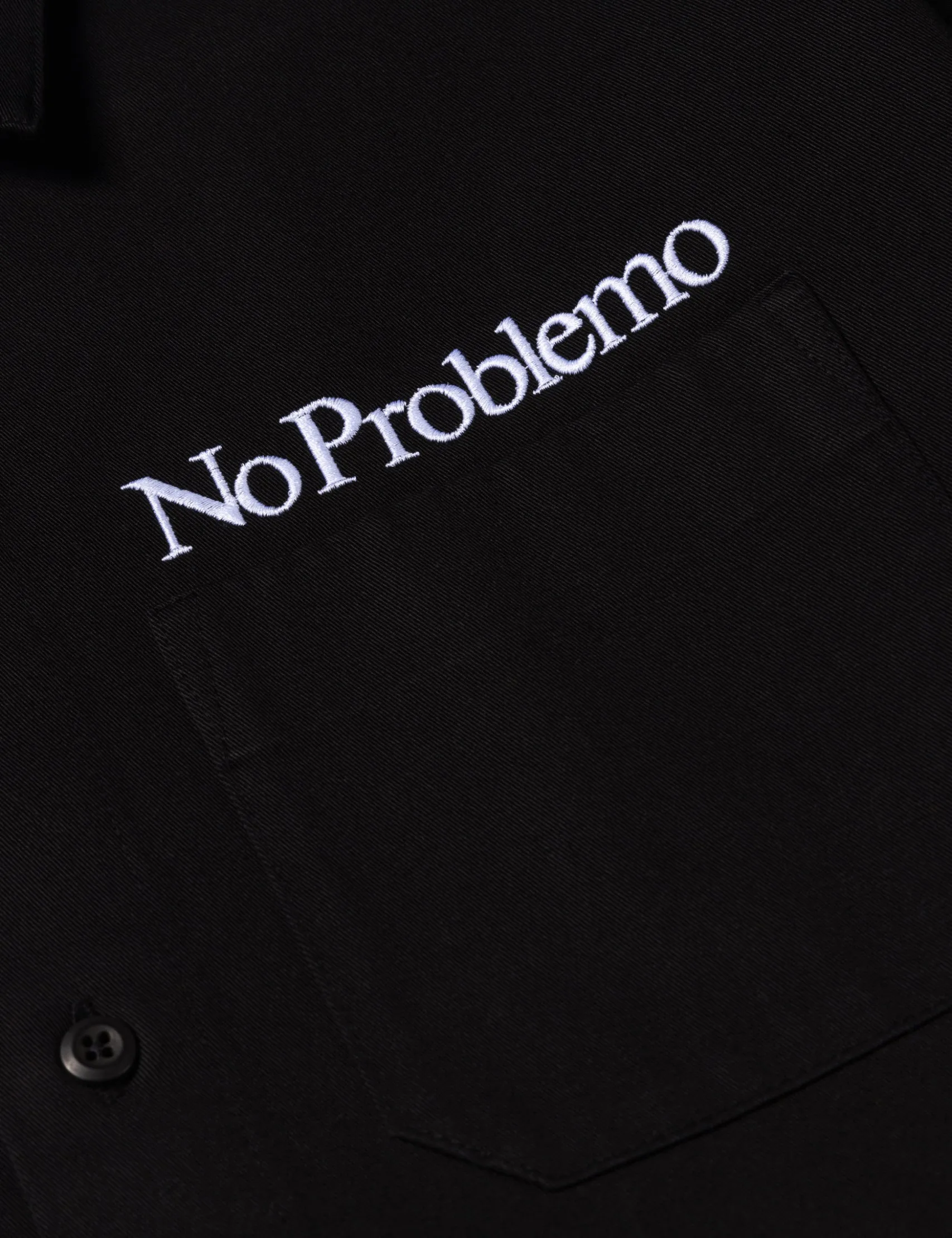 Aries Mini Problemo Uniform Long Sleeve Shirt - Black
