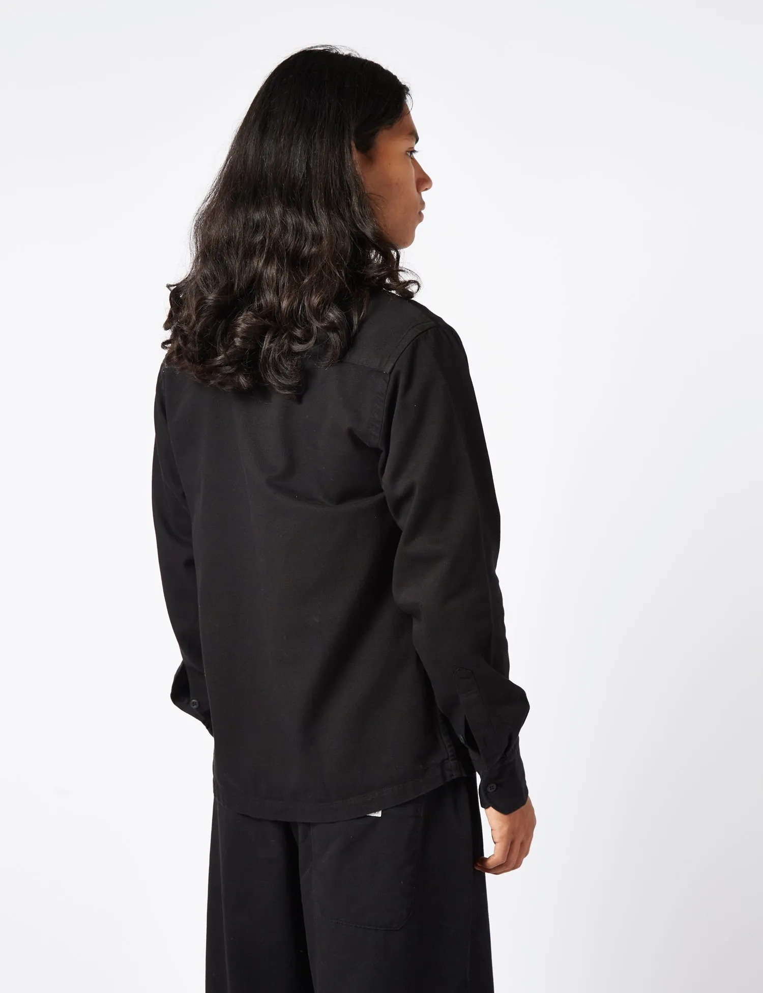 Aries Mini Problemo Uniform Long Sleeve Shirt - Black