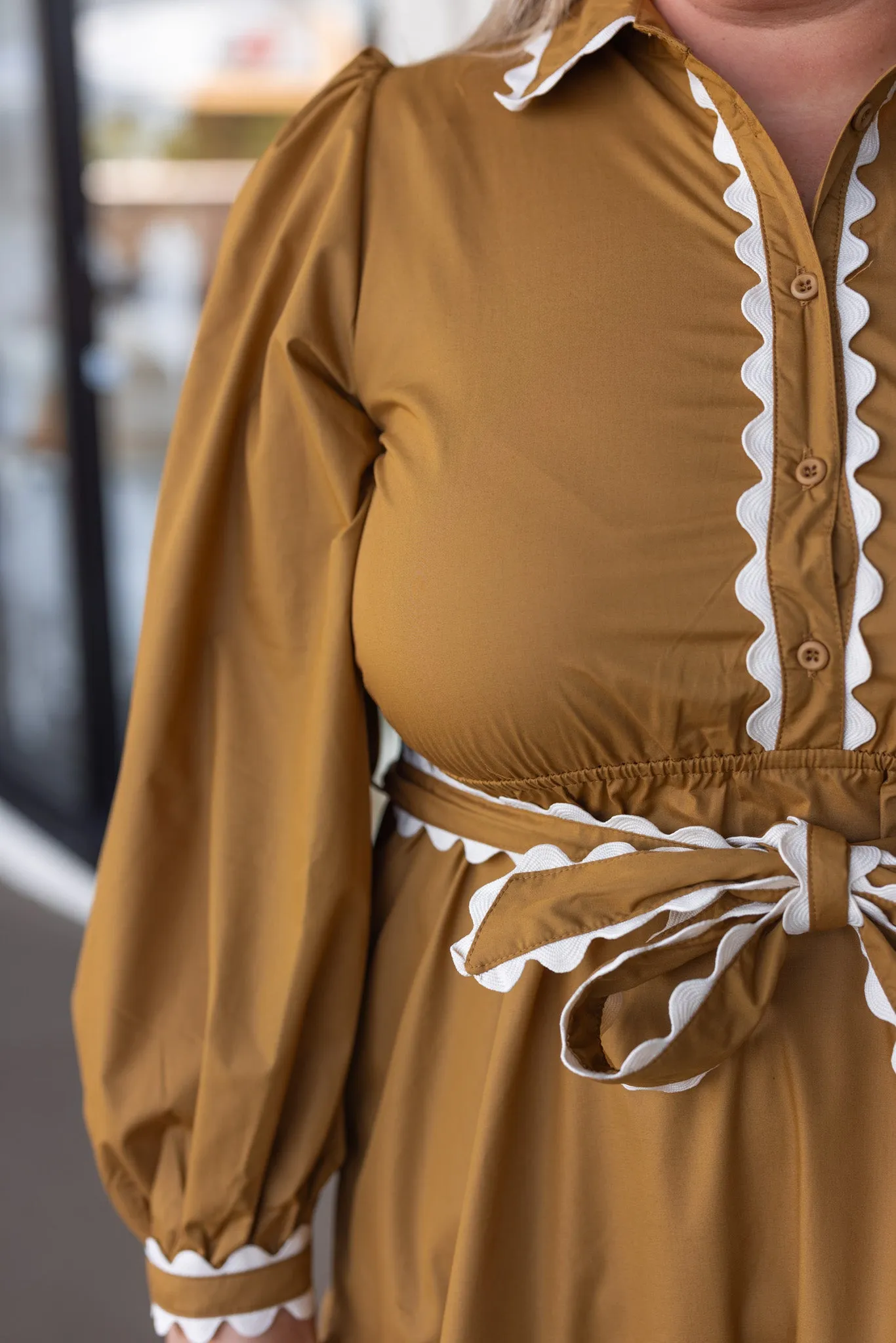 Autumn Design Toffee Midi Dress