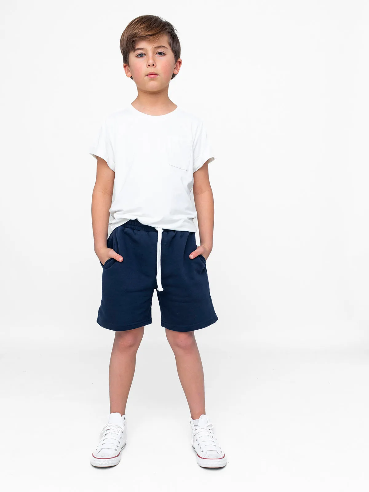 Basic Sweatshort - Navy