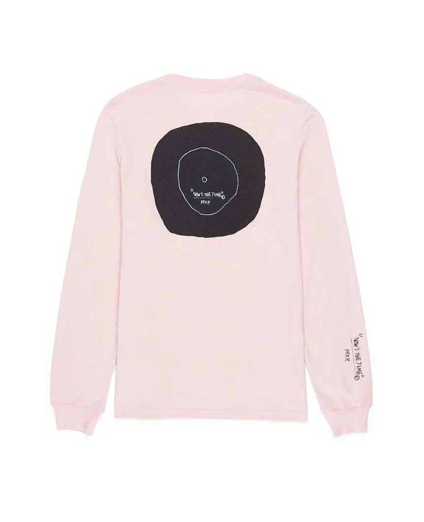 Basquiat Record Long Sleeve Tee Ash Rose