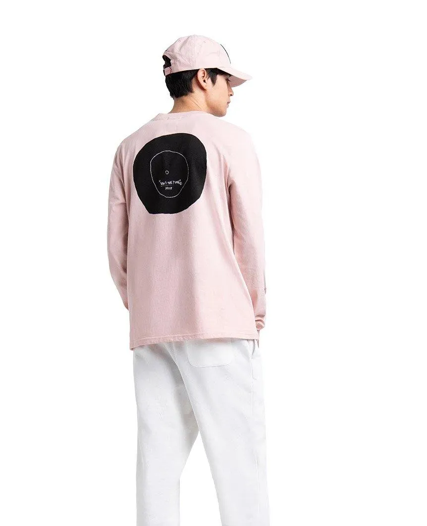 Basquiat Record Long Sleeve Tee Ash Rose