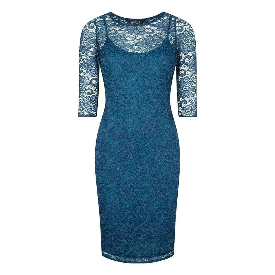 Beatrice Dress - Teal