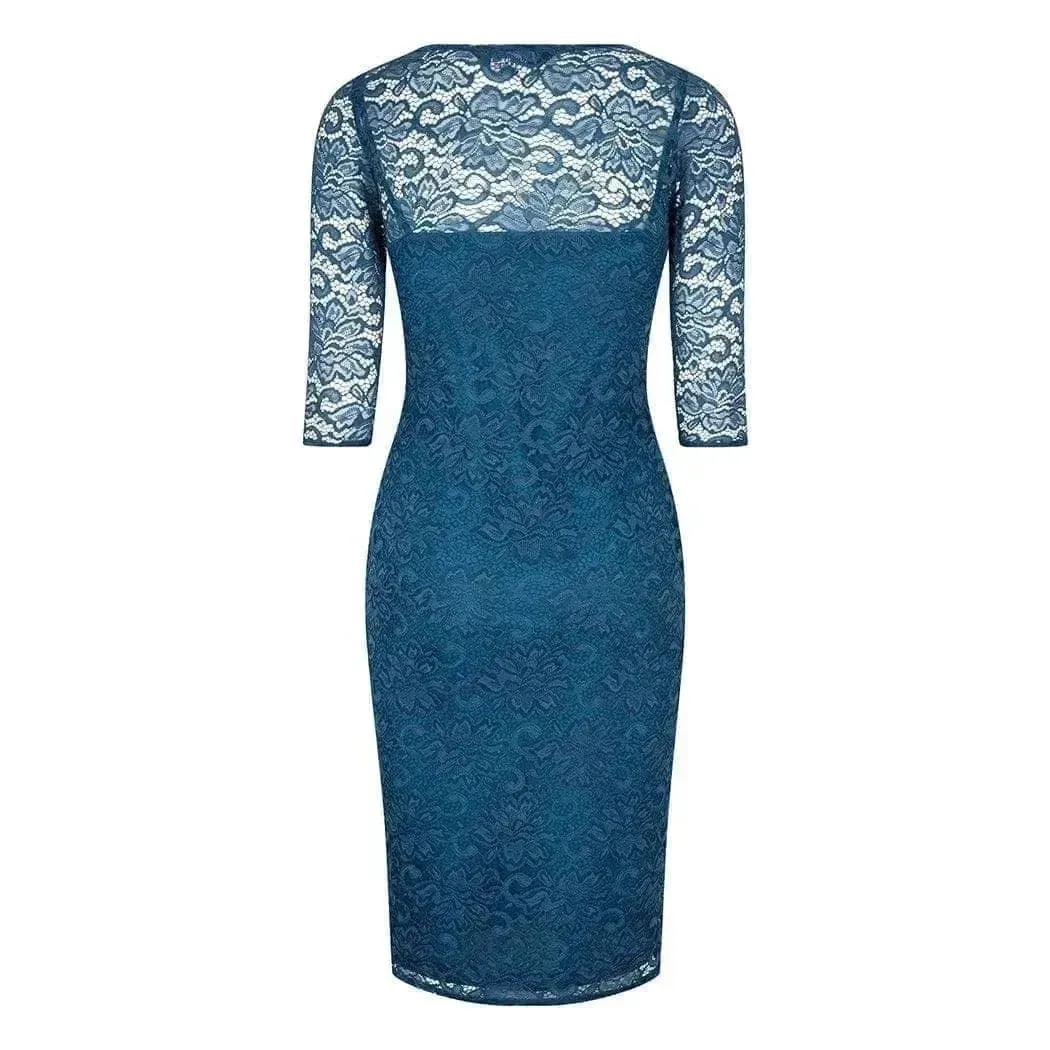 Beatrice Dress - Teal