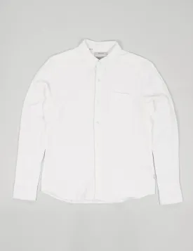 Bellfield Connaught Long Sleeve Shirt - White