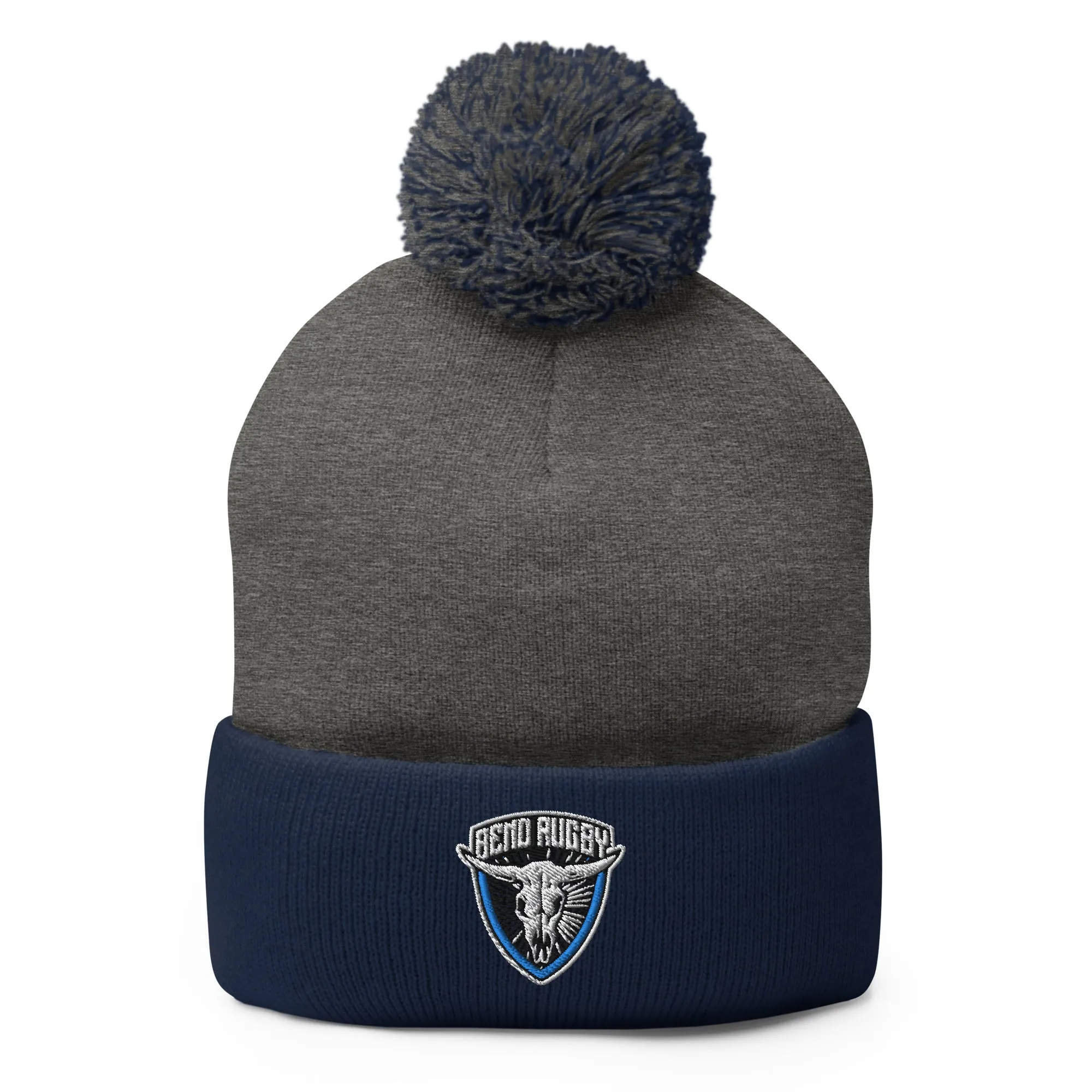Bend Rugby Pom-Pom Beanie