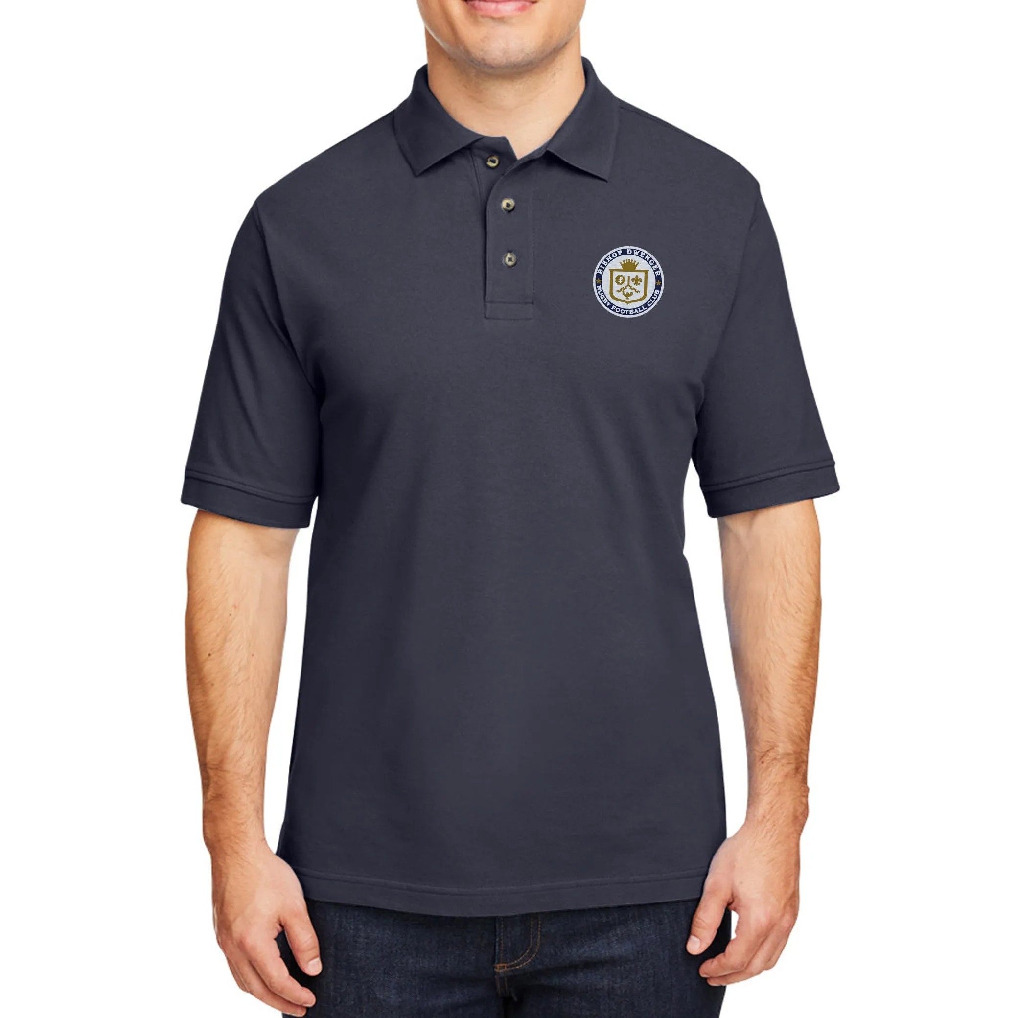 Bishop Dwenger RFC Ringspun Cotton Polo