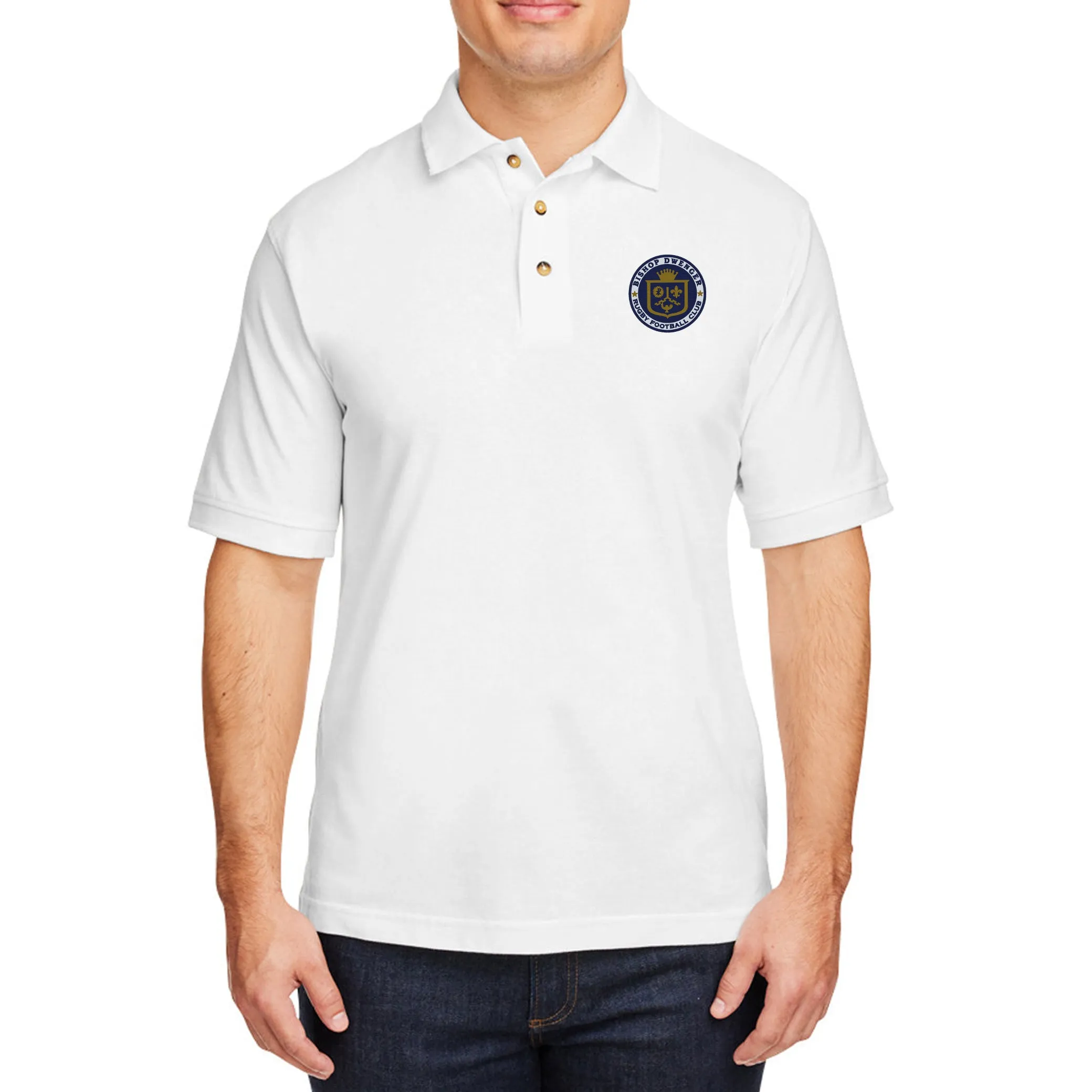 Bishop Dwenger RFC Ringspun Cotton Polo