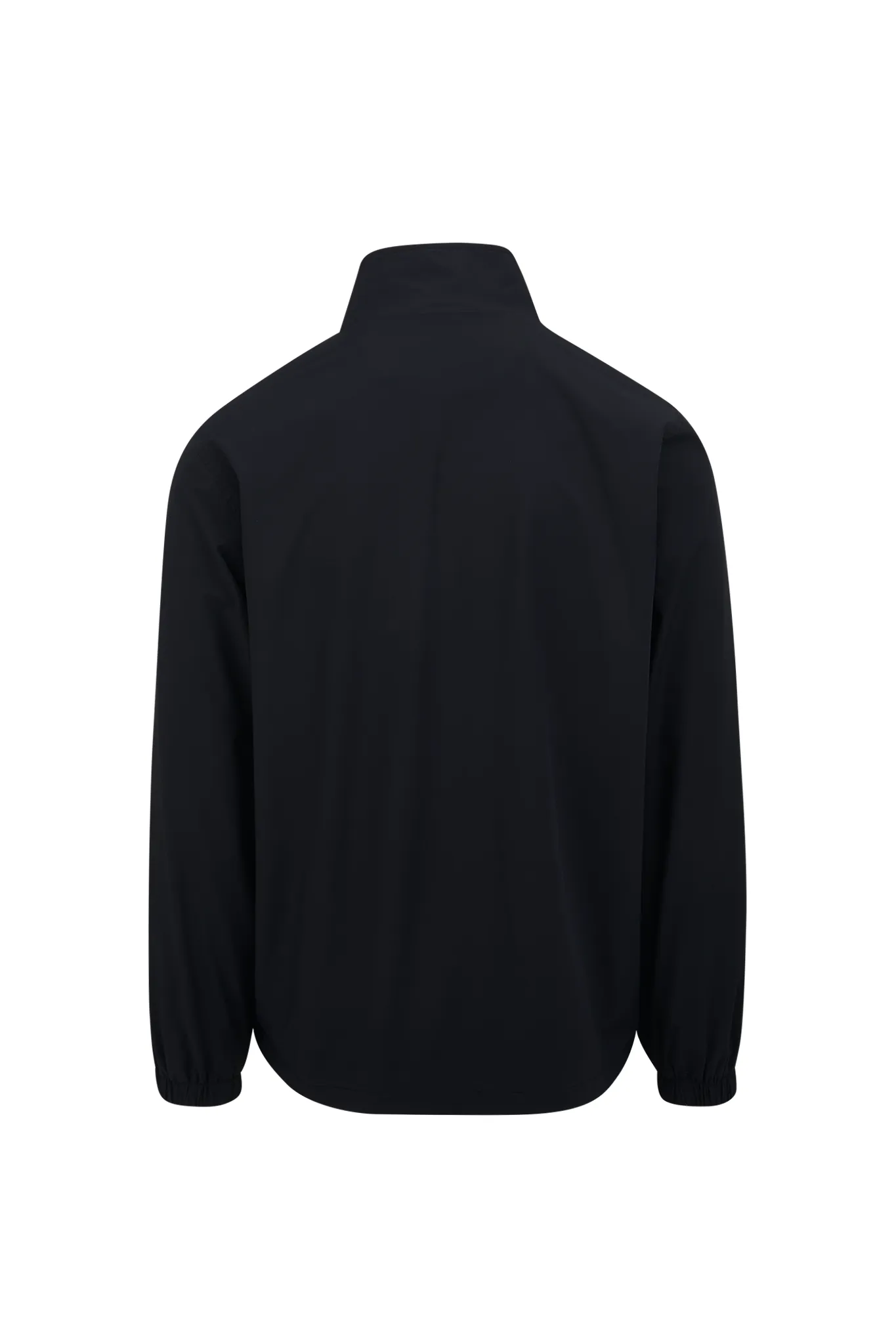 Black Men's Quarter Zip Windbreaker