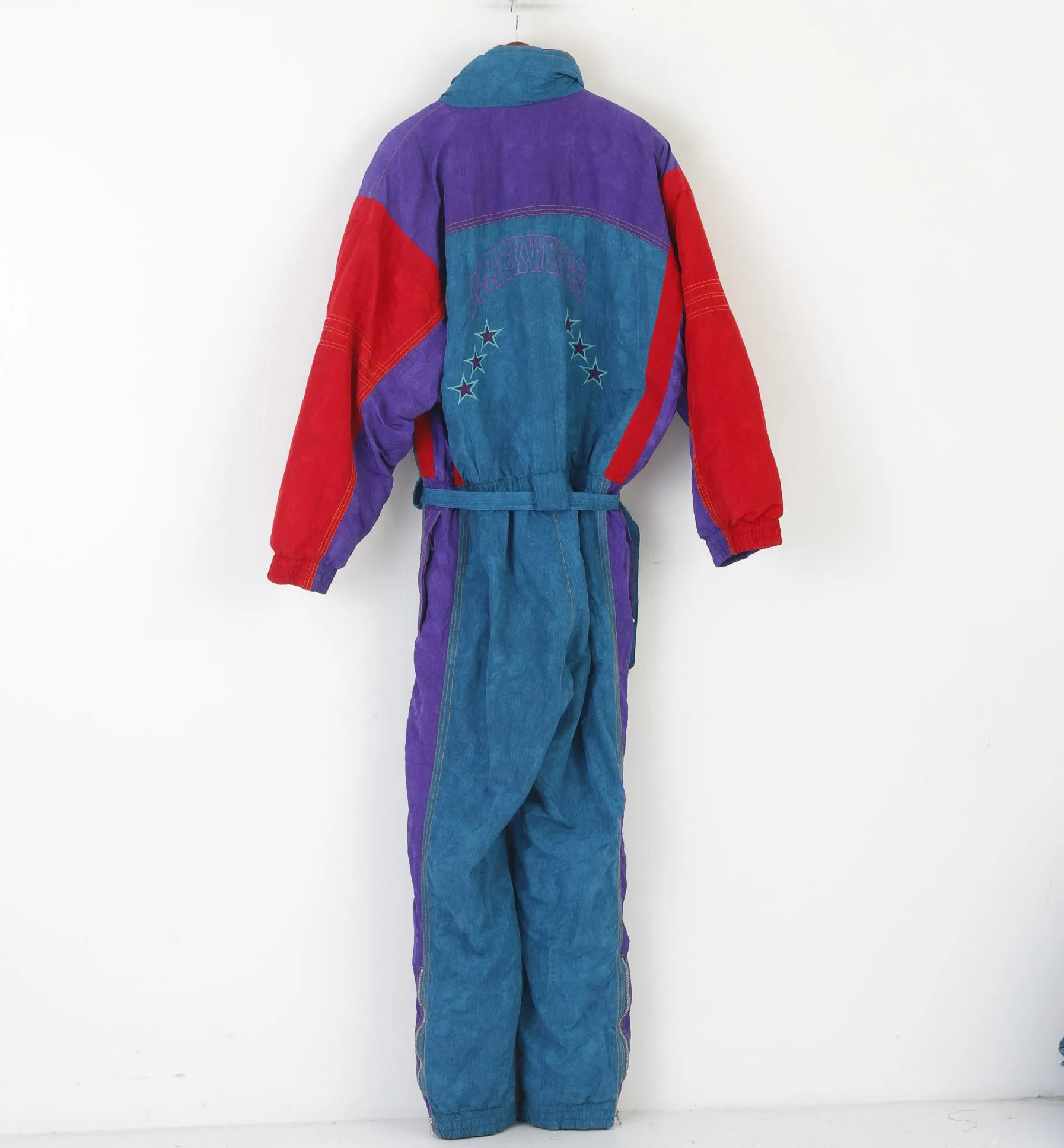 Blackwings Luhta Men 46 56 Ski Suit One Piece Green Nylon Vintage 80s Snowsuit
