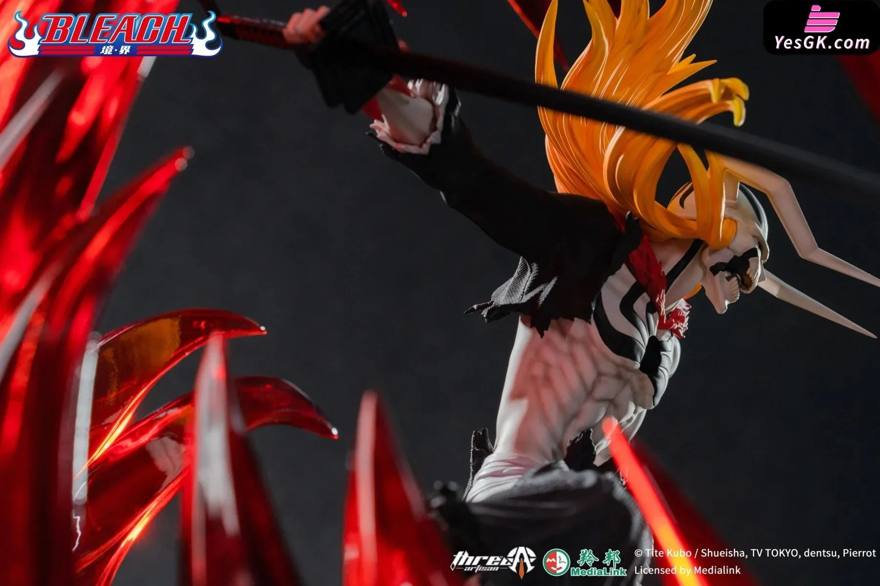 Bleach Hollow Form Kurosaki Ichigo (Licensed) Resin Statue - Three Artisan Studio [In-Stock]