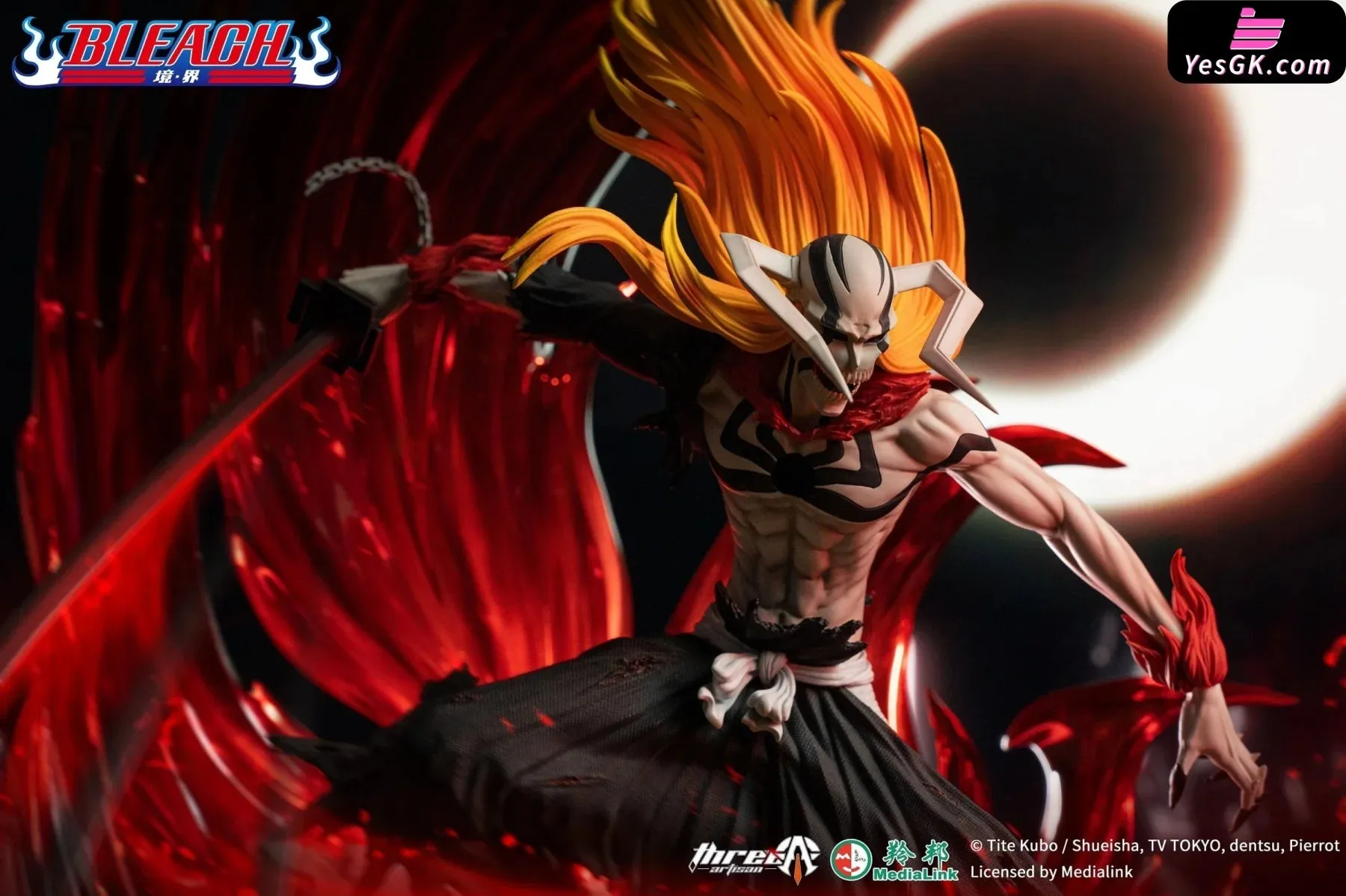 Bleach Hollow Form Kurosaki Ichigo (Licensed) Resin Statue - Three Artisan Studio [In-Stock]