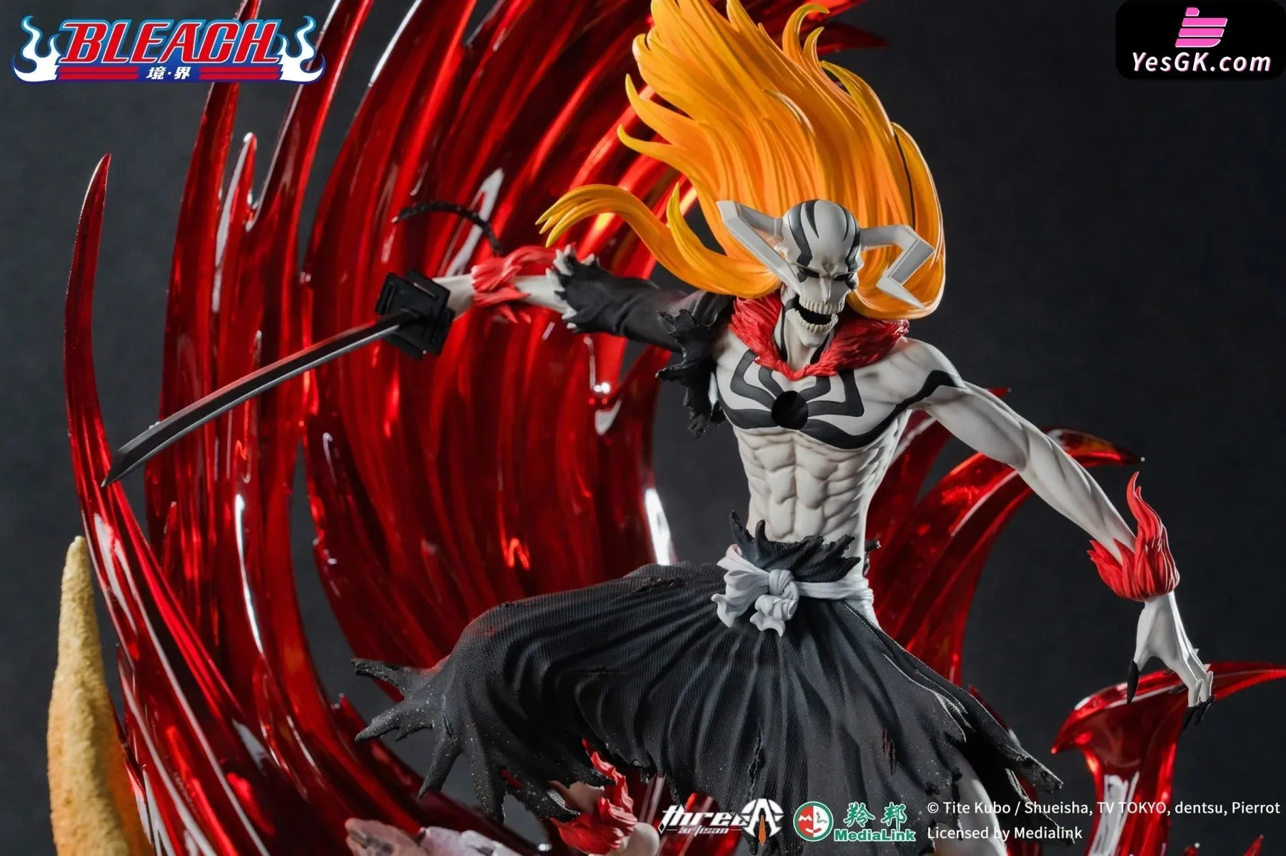 Bleach Hollow Form Kurosaki Ichigo (Licensed) Resin Statue - Three Artisan Studio [In-Stock]