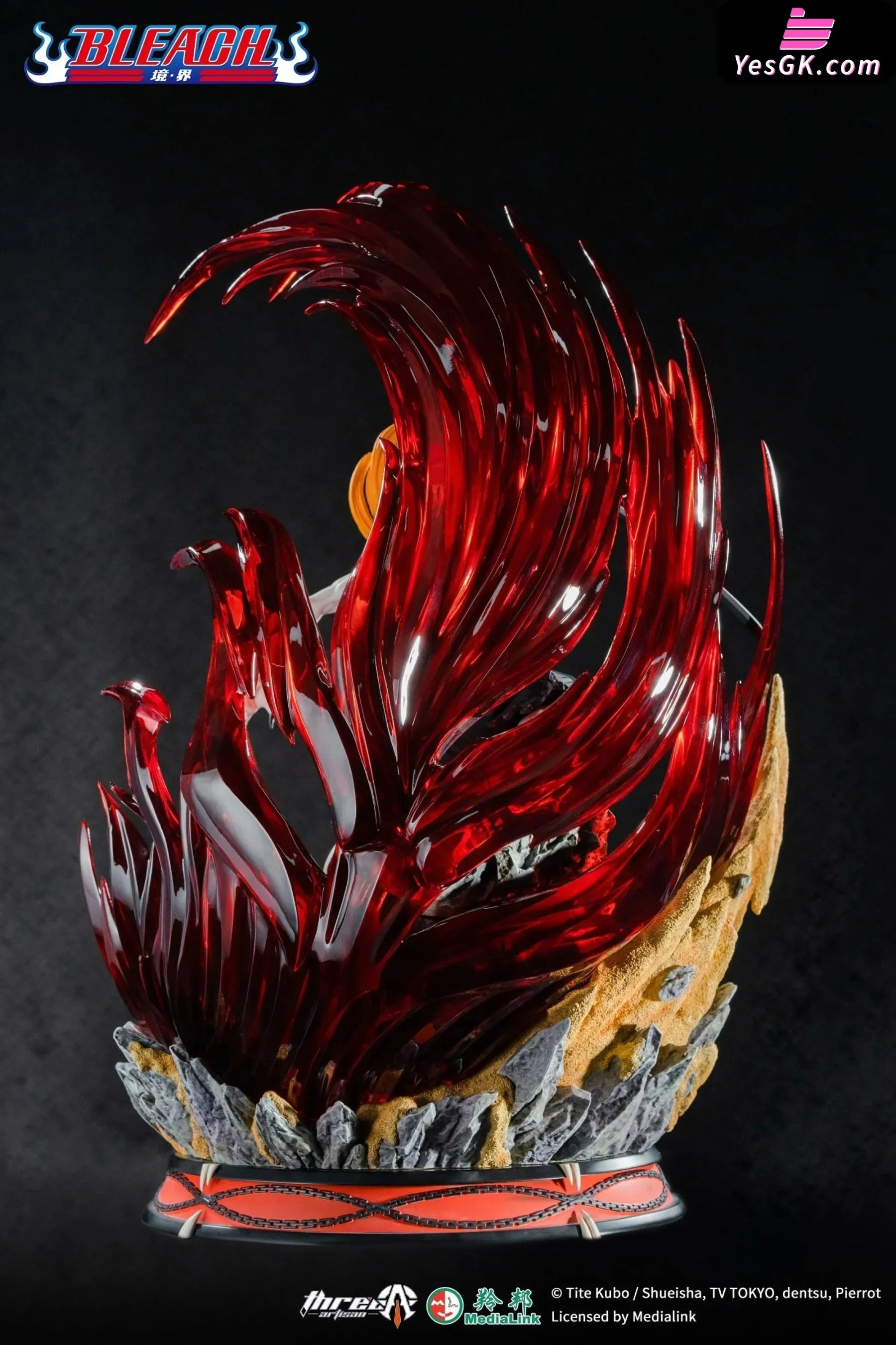 Bleach Hollow Form Kurosaki Ichigo (Licensed) Resin Statue - Three Artisan Studio [In-Stock]