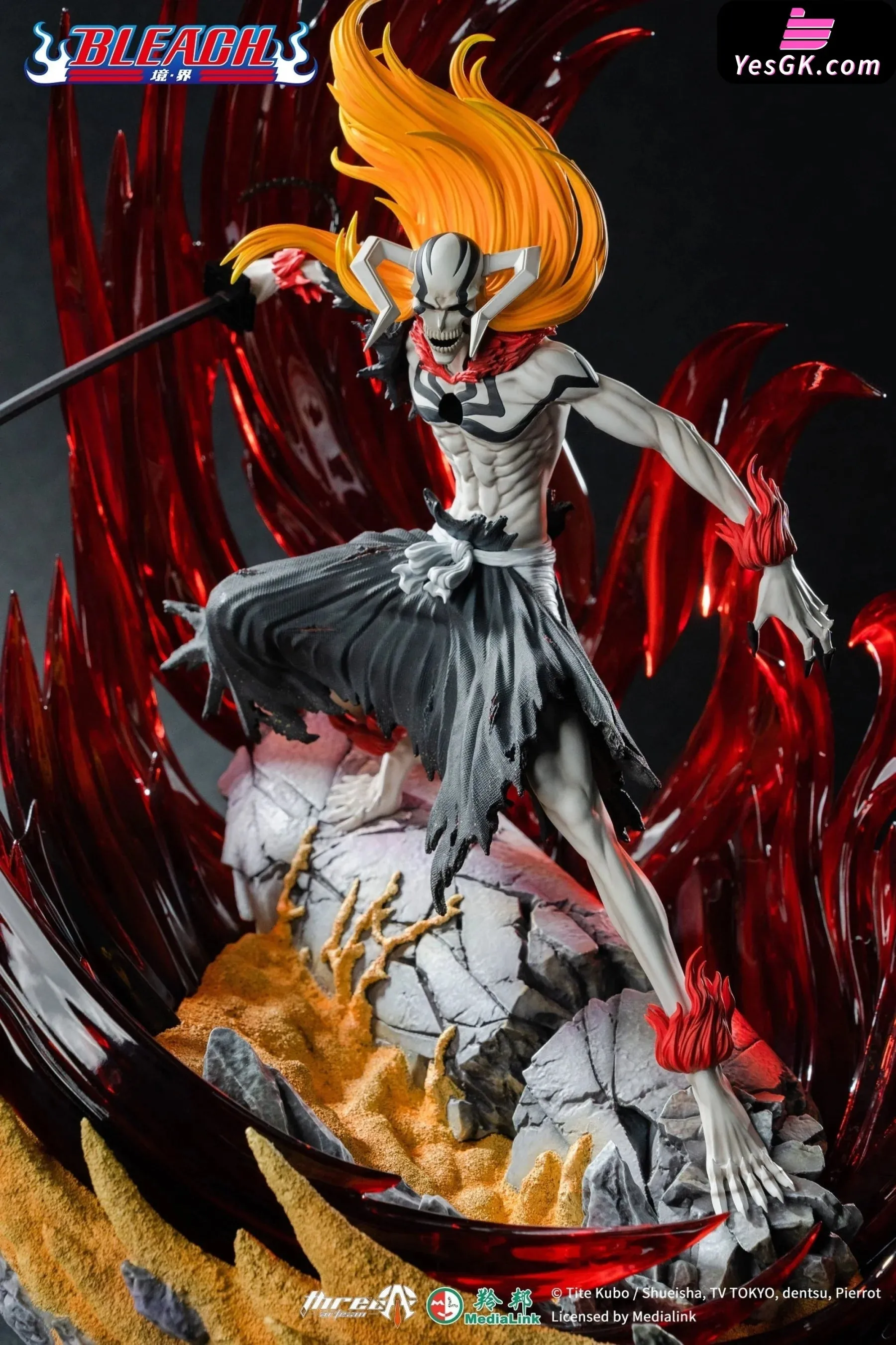 Bleach Hollow Form Kurosaki Ichigo (Licensed) Resin Statue - Three Artisan Studio [In-Stock]