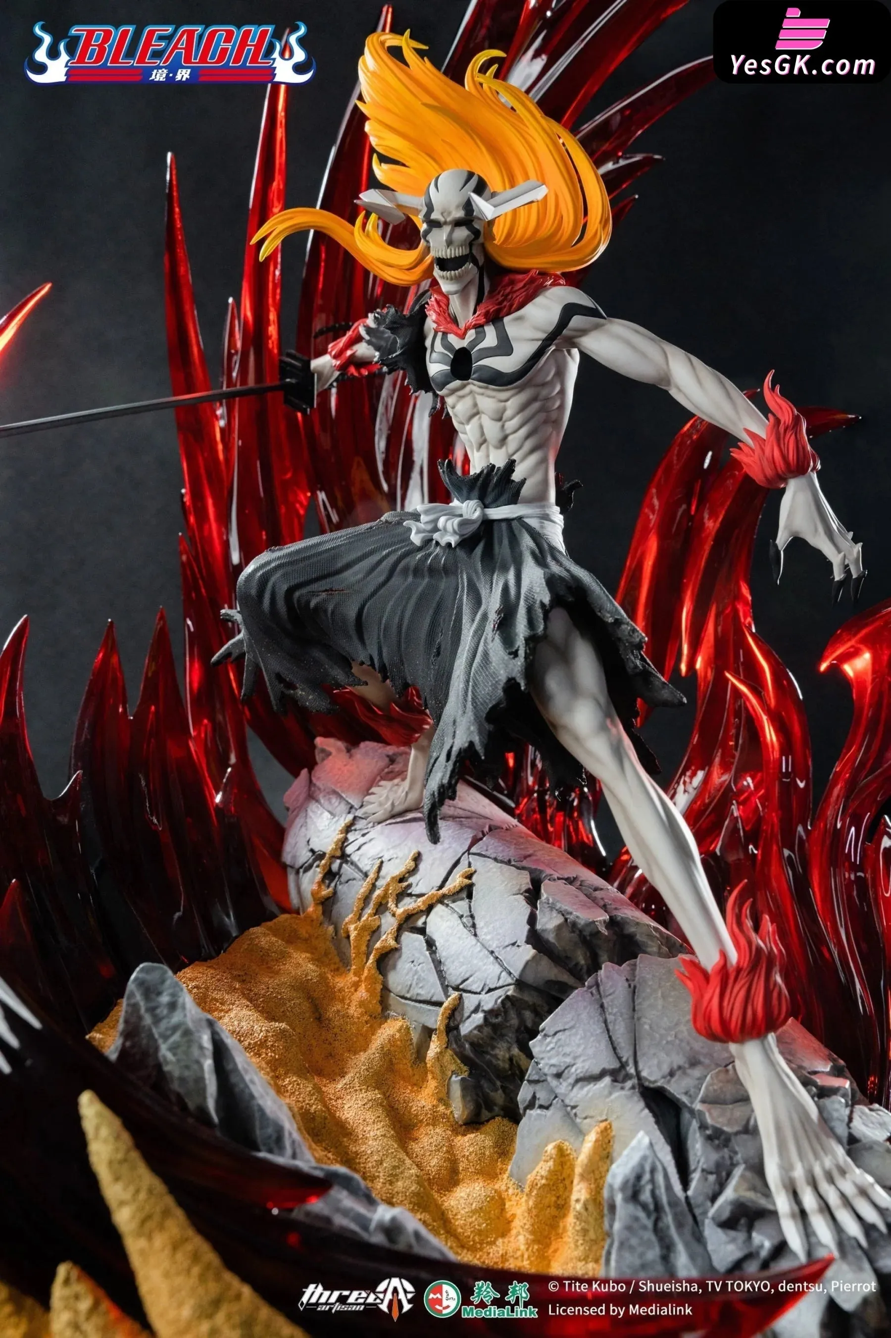 Bleach Hollow Form Kurosaki Ichigo (Licensed) Resin Statue - Three Artisan Studio [In-Stock]