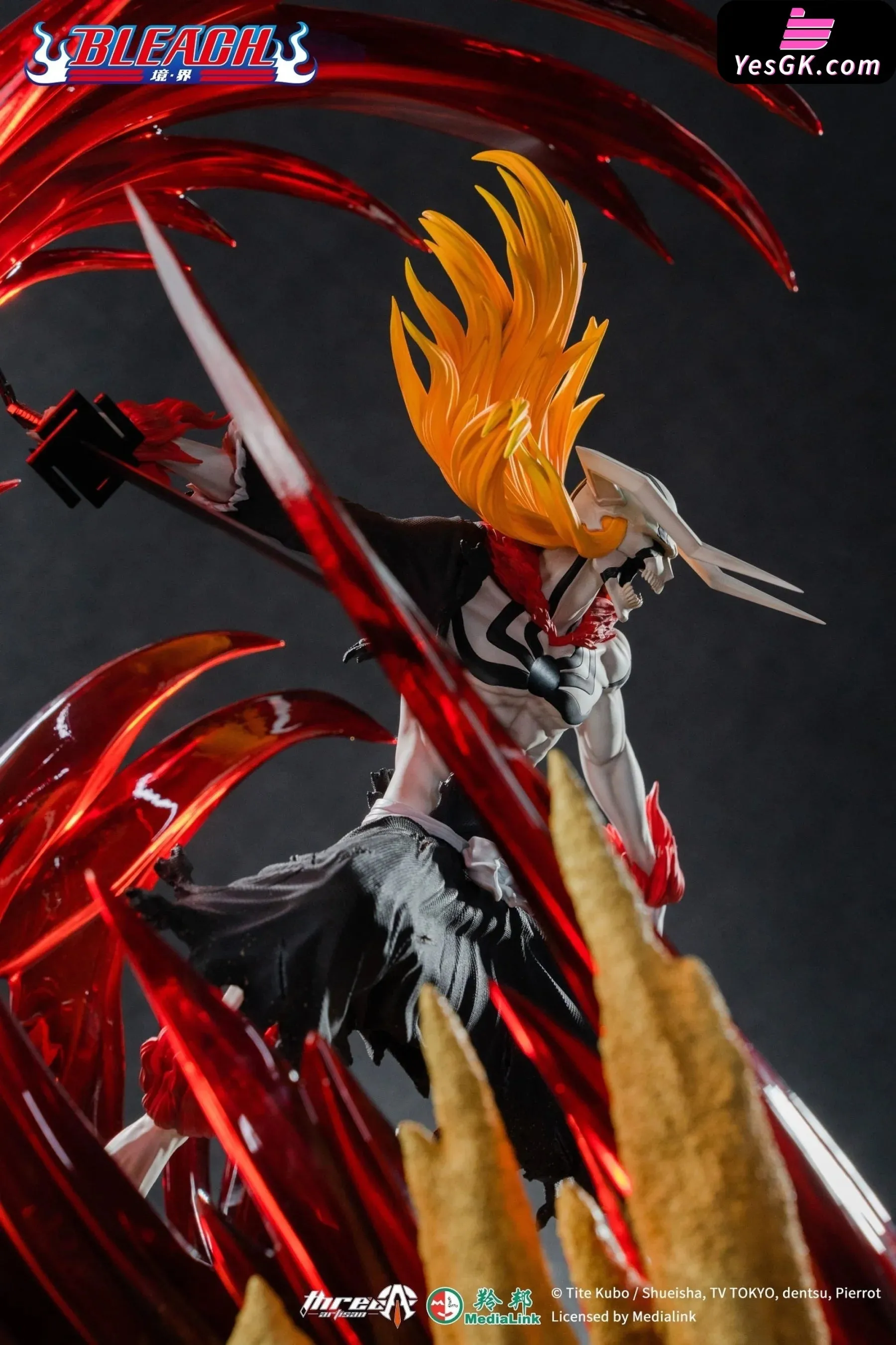 Bleach Hollow Form Kurosaki Ichigo (Licensed) Resin Statue - Three Artisan Studio [In-Stock]
