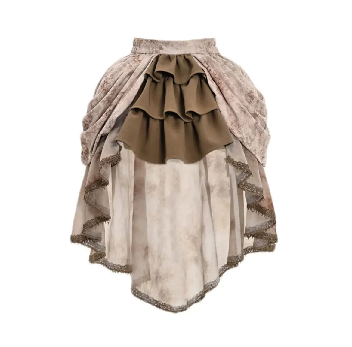 [Blood Supply] Dragon Era steampunk short Cake mini Skirt