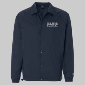 Blue "Cam's" Windbreaker Water-Resistant Jacket