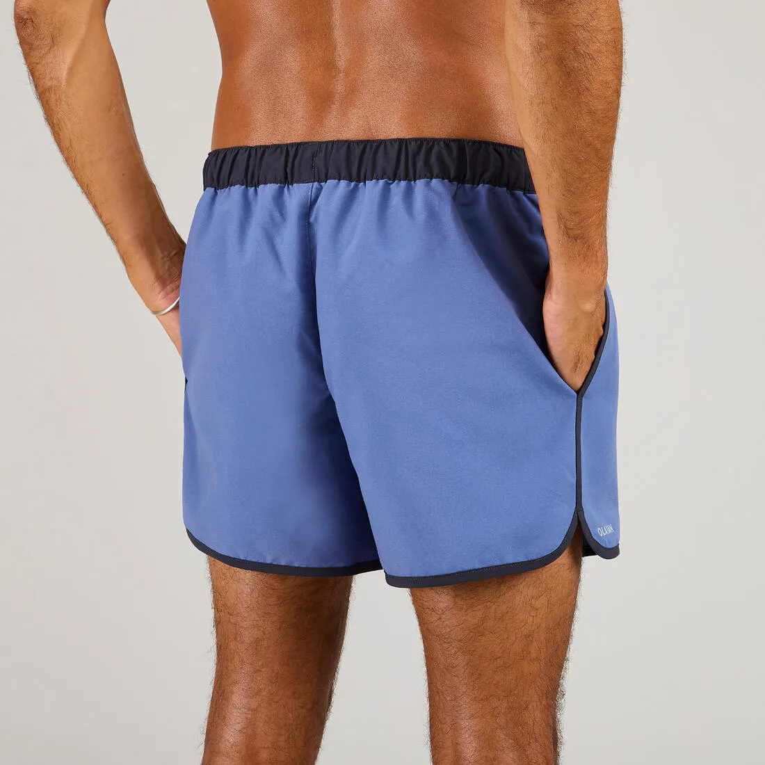 Boardshort surf 100 short SUNSTRIPEGREEN