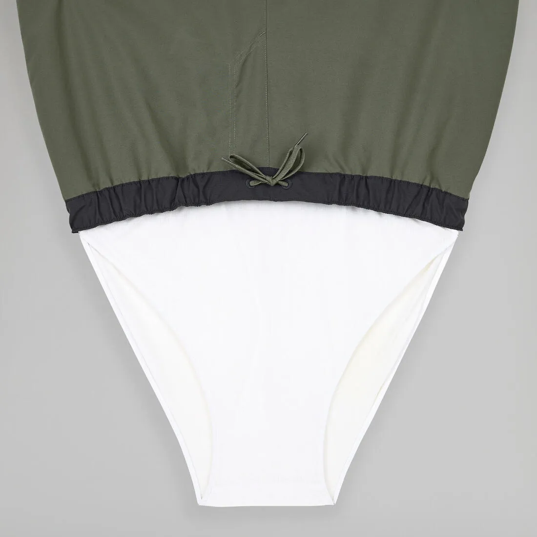 Boardshort surf 100 short SUNSTRIPEGREEN